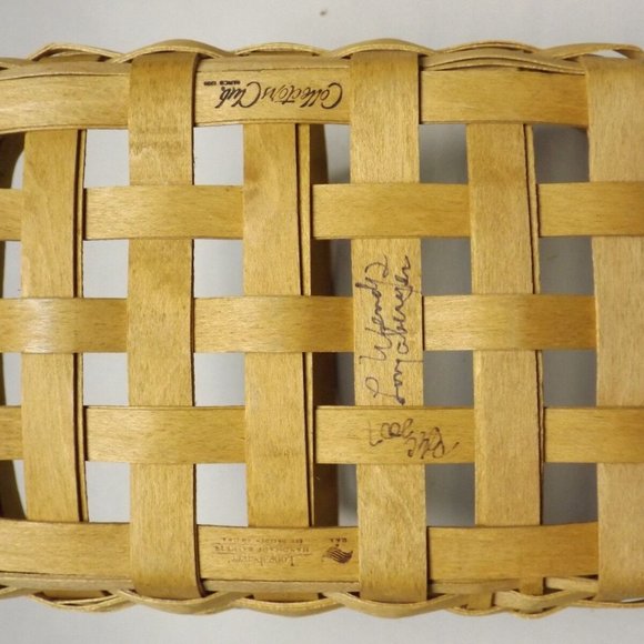 Longaberger 2007 Collectors Club Member Basket w/Liner & Protector Family Signed - Picture 12 of 13